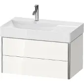 Duravit XSquare Waschtischunterbau wandhängend, 2 Schubkästen, Becken links, 784x397x460mm, XS416809090