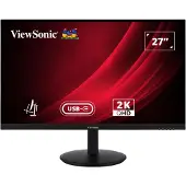 Viewsonic VG Series VG2709-2K-MHDU-2, 68,6 cm (27"), 2560 x 1440 Pixel, Quad HD, LED, 4 ms, Schwarz