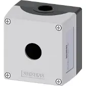 Siemens 3SU1851-1AA00-1AA1 Gehäuse für 4-Stellungsknebel-, ID Schlüssel-und Koordinatenschalter 22mm, rund 3SU18511AA001AA1