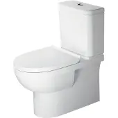 Duravit Stand-WC-Kombi DURASTYLE BASIC rimless tief 365x650mm Abgang Vario weiss