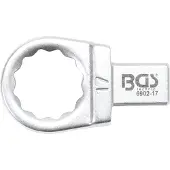 Bgs Einsteck-Ringschlüssel 17 mm Aufnahme 9 x 12 mm