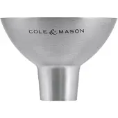 Cole & Mason Dover Edelstahl Trichter für Gewürze