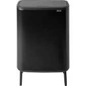 Brabantia Bo Touch Bin Hi Mülleimer 2 x 30 L - Schwarz