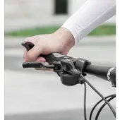 RockBros Fahrradhalter-Set mit Hupen Griffe mit Anti-Rutsch-System einfache Installation Weiß