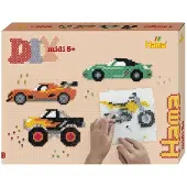 Hama Midi Geschenkset Fahrzeuge Perlenset 4000 Teile