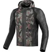 Bogotto Radic Motorrad Leder-/Textiljacke Grün Größe 2XL