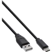 Microconnect USB3.1CCHAR5B, 5 m, USB A, USB C, USB 2.0, Schwarz