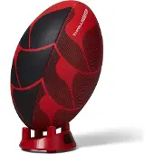 Canterbury Rugbyball Thrillseeker rot schwarz Größe 4 langlebig Grip