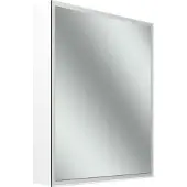 Schneider GLOW D2W Spiegelschrank, eine Tür 60cm, Anschlag rechts, 613x136x736mm, rundum Beleuchtung, Dim2Warm, 218.061.02.02