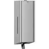Kwc AR Schaumseifenspender, EXOS, Edelstahl, AP, 120x326x120 mm, Front ESG schwarz