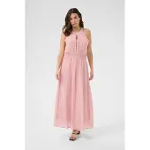 Kaffe Midikleid "Damen Kleid KAbelle", Damen, Gr. 40, N-Gr, rosa (rose tan cc), Obermaterial: 100% Polyester PES., Kleider Midikleid