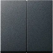 Gira 026628 Wippe 2fach+Set IP44 Standard 55,E2 Anthrazit