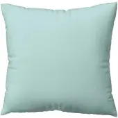 Schlafgut Woven Satin Bettwäsche Kissenbezug einzeln 40x40 cm | petrol-light - blau