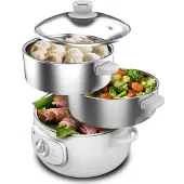 Cecotec Vapovita Steelpot Dampfgarer 1300w Silber Silber One Size