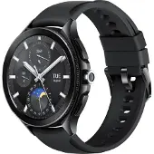 Xiaomi Watch 2 Pro-Bluetooth Black Case mit schwarzem Fluorubber-Gurt