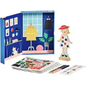 Sonstige Verlage PETIT COLLAGE Magnetisch Aankleedspel - Modeontwerper