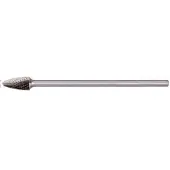 PFERD TOOLS Hartmetall Frässtift Rundbogen RBF Ø 12x25mm Schaft-Ø 6x150mm Z3P universal mittel kreuzverzahnt