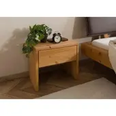 MASSIVMOEBEL24.DE Nachttisch Fichte 50x35x46 natur gebeizt / geölt FICHTELBERG #20
