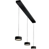 Holtkötter Favor 2053-3 LED-Pendelleuchte 3-flammig-Schwarz-mit dim2warm (2200 - 2850K)