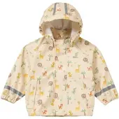 BORNINO HOME Lieblinge Regenjacke mit abnehmbarer Kapuze, beige | mehrfarbig, 74