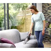 Black & Decker NVC115BJL-QW, Trocken, Beutellos, Schwarz, 0,375 l, Akku, 16 h