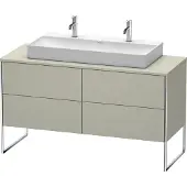 Duravit Waschtischunterbau XSQUARE 778x1400x548mm taupe seidenmatt taupe seidenmatt