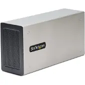 StarTech.com .com Thunderbolt 3 PCIe Expansion Chassis, Enclosure Box W/Dual PCI-E Slots, External PCIe Slots for Laptops/Desktops/All-In-Ones, 8K/4K Output Via TB3/DP 1.4 Ports