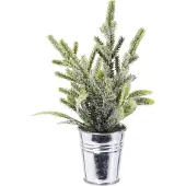 H&S Künstlicher Weihnachtsbaum In Topf, Weihnachtsdekoration, Grün