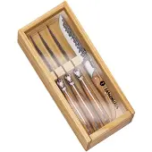 Zassenhaus Steakmesser BULL 4er-Set, Olivenholz 71252 4006528071252
