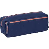 Safta 812526027 F.c Barcelona 2nd Kit 22 Cm Elastic Band Triple Mäppchen Blau Mann Blau One Size