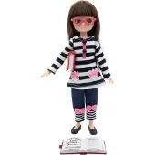 Schylling Book Lover, Modepuppe, Weiblich, 3 Jahr(e), Mädchen, 180 mm, Schwarz, Pink, Weiß