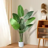 OEM Kunstpalme 120cm hoch Plastik Dekoration