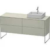 Duravit Waschtischunterschrank XSquare 160x54,8x77,8cm, 4 AZ, st, B r, T s-matt