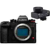 Panasonic Lumix DC-S1R mark II + Lumix DMW-DMS1E Digitales Shotgun-Mikrofon