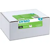Dymo Standard Adress-Etiketten, Papier, permanent haftend, 89 x 28 mm, 12 x 130 Stück, weiß