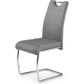 Halmar Essensstuhl K211 - grau / chrom