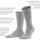 Falke Socken Sensitive London Herren Anthracite Melange-Schuhgröße 39 - 42