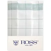 Ross 3er Pack Zwirn Halbleinen Geschirrtücher Fadenkaro 50x70 cm | grün - grün