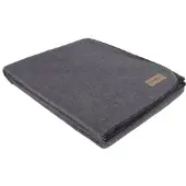 Eskimo Edelvelours Decke 100x150 cm | anthrazit - grau