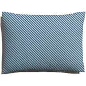 Schlafgut Woven Fade Bettwäsche Kissenbezug einzeln 60x80 cm | grey-light-blue-mid - blau