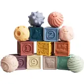 Magni Massage Set With Building Blocks Bauspiel