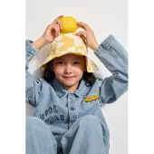 Liewood Amelia Sonnenhut Wendbar, Flower/Lemon Yellow, 3-4 Jahre