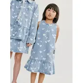 Liewood Angelica Denim-Kleid, Sweetshearts/Light Blue Denim, 92