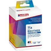 Edding EDD-714, Schwarz, Cyan, Magenta, Gelb, 23 ml, 12 ml, 4 Stück(e), 665 Seiten, Multipack