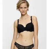 Triumph T-Shirt-BH "Amourette Charm" schöner Mix aus glattem Jersey und zarter Stretch-Spitze