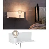 Paulmann Wandleuchte mit Ablage Devara E27 max. 40W