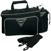 Haberland Gepäckträgeraufsatztasche Flexibag schwarz - flexible Transportlösu....