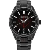 Holzkern Herrenuhr Automatik Era X Lorbeerblatt/Geflammte Walnuss
