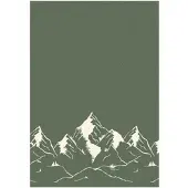 Eskimo Decke Albis 140x200 cm | oliv - grün