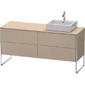 Duravit Waschtischunterschrank XSquare 160x54,8x77,8cm, 4 AZ, st, Beck. re, lei